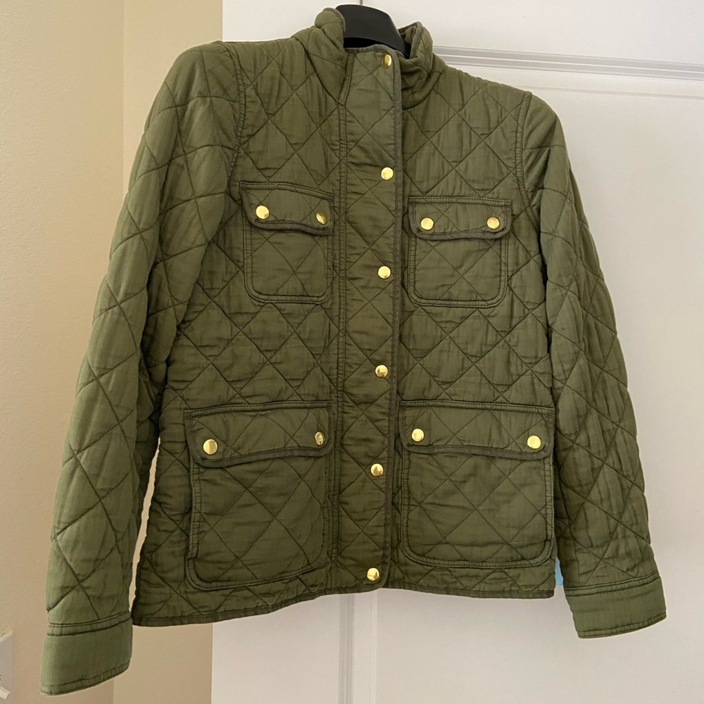 J Crew Quilted Downtown Field Jacket